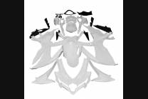 Complete and unpainted fairings in abs with front fender