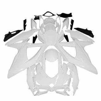 Complete and unpainted fairings in abs with front fender 