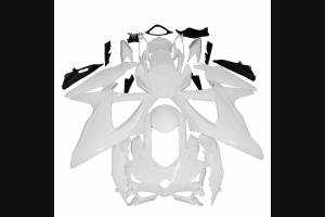 Complete and unpainted fairings in abs with front fender 