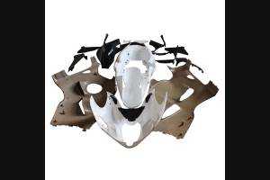 Complete and unpainted fairings in abs with front fender 