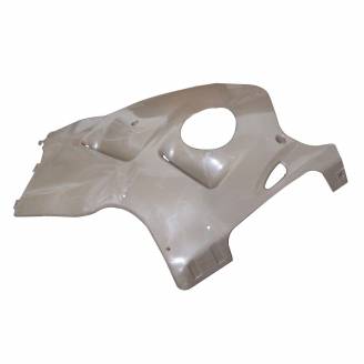 Complete and unpainted fairings in abs with front fender 
