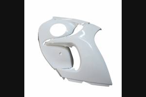 Complete and unpainted fairings in abs with front fender 