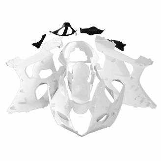 Complete and unpainted fairings in abs with front fender 