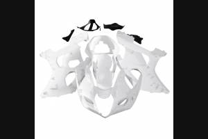 Complete and unpainted fairings in abs with front fender 