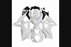Complete and unpainted fairings in abs with front fender 