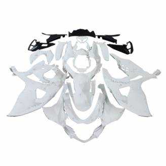 Complete and unpainted fairings in abs with front fender 
