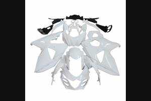 Complete and unpainted fairings in abs with front fender 