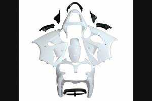 Complete and unpainted fairings in abs with front fender 