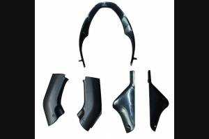 Complete and unpainted fairings in abs with front fender 