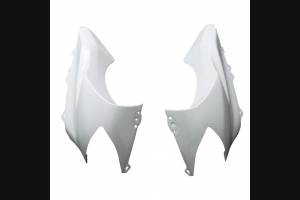 Complete and unpainted fairing in abs with front fender INJ 