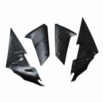 Complete and unpainted fairing in abs with front fender INJ 