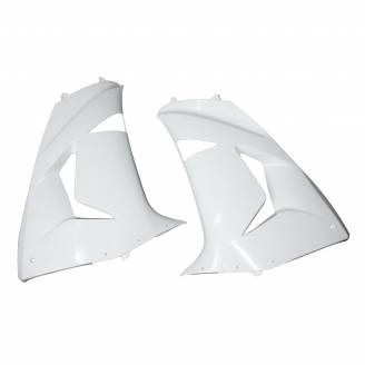 Complete and unpainted fairing in abs with front fender INJ 