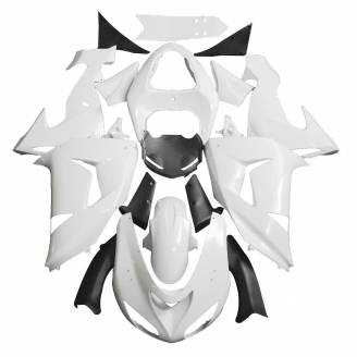 Complete and unpainted fairing in abs with front fender INJ 