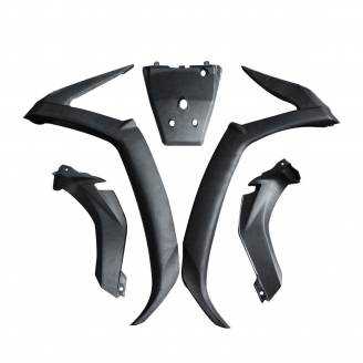 Complete and unpainted fairing in abs with front fender INJ 