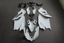 Complete and unpainted fairings in abs with front fender INJ 