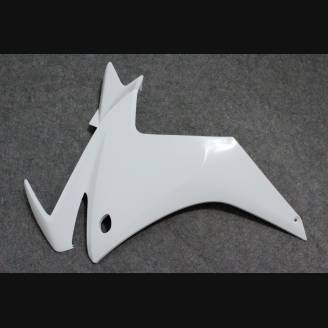 Complete and unpainted fairing in abs with front fender 