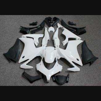 Complete and unpainted fairing in abs with front fender 