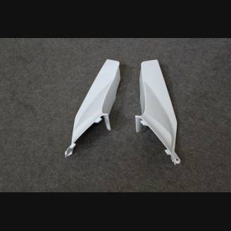 Complete and unpainted fairing in abs with front fender 