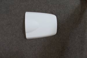 Complete and unpainted fairing in abs with front fender 