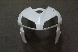 Complete and unpainted fairings in abs with front fender 