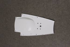 Complete and unpainted fairing in abs without front fender INJ 