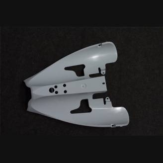 Complete and unpainted fairing in abs without front fender 