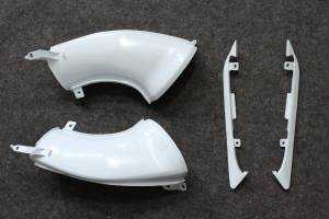 Complete and unpainted fairings in abs with front fender INJ 