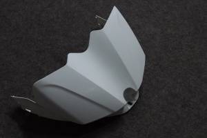 Complete and unpainted fairings in abs with front fender INJ 