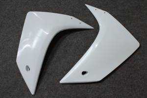 Complete and unpainted fairings in abs with front fender INJ 
