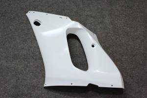 Complete and unpainted fairings in abs with front fender INJ 