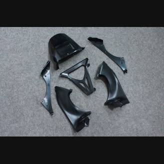 Complete and unpainted fairings in abs with front fender INJ 