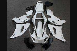 Complete and unpainted fairings in abs with front fender INJ 