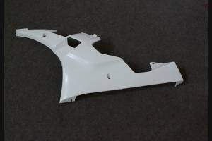 Complete and unpainted fairing in abs with front fender INJ 