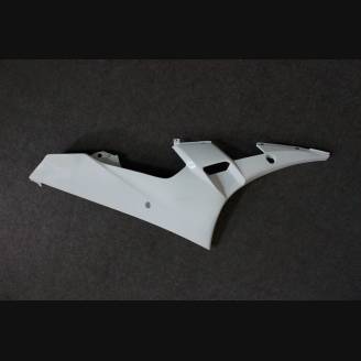 Complete and unpainted fairing in abs with front fender INJ 