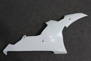 Complete and unpainted fairings in abs with front fender 
