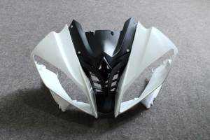 Complete and unpainted fairings in abs with front fender 
