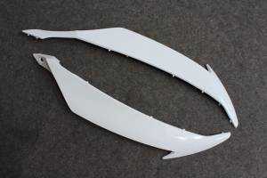 Complete and unpainted fairings in abs with front fender 