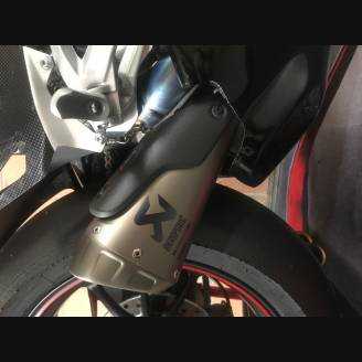 Complete and painted fairings with back seat Neoprene seat DUCV4CHP