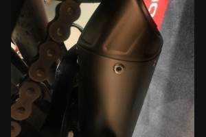 Complete and painted fairings with back seat Neoprene seat DUCV4CHP