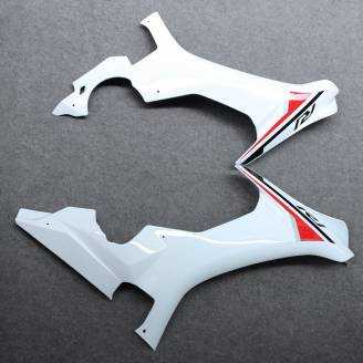 Complete and painted fairings in abs YMH R1 REDWHT