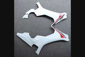 Complete and painted fairings in abs YMH R1 REDWHT