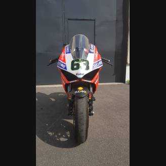 Complete and painted fairings with back seat Neoprene seat DUCV4MT18