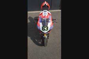 Complete and painted fairings with back seat Neoprene seat DUCV4MT18