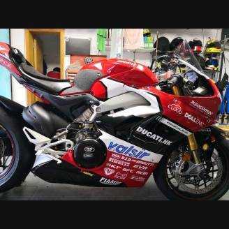 Complete and painted fairings with back seat Neoprene seat DUCV4AR17LU