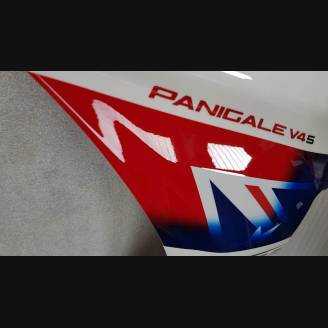 Carénages ABS peinture strett Ducati Panigale V4 pour Akrapovic Échappement DUCV4BY