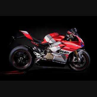 Complete and painted fairings in abs Ducati Panigale V4 for Akrapovic exhaust DUCV4MT18VS2