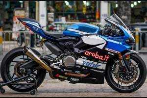 Complete and painted fairings with back seat original seat DUC12 MLB