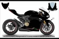 Complete and painted fairings with back seat original seat DUC12 MLB