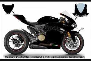 Complete and painted fairings with back seat original seat DUC12 MLB