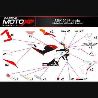 Kit adesivi compatibile con Aprilia RSV4 2009 - 2014 - MXPKAD8027